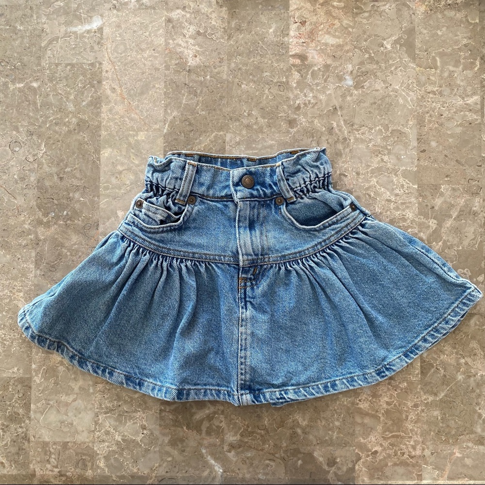 VINTAGE LEVI’S Denim skirt Orange label
